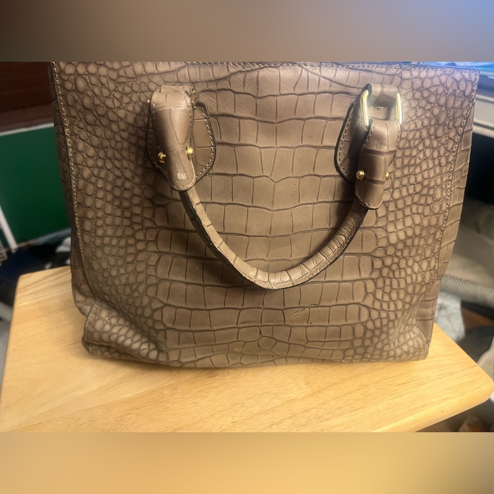 Roberta Prani beige satchel used in excellent condition